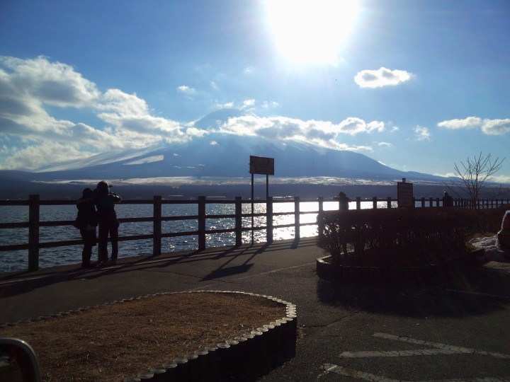 親水公園からの富士山