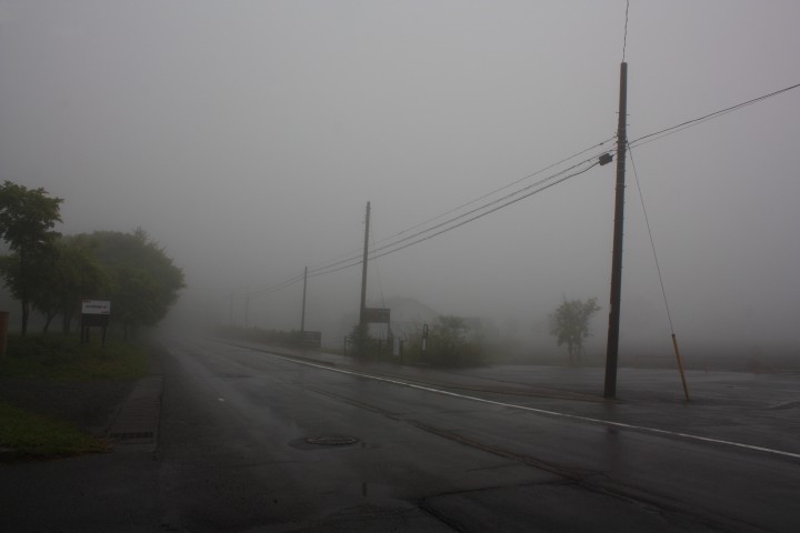 すごい霧です　☆山中湖観光情報☆