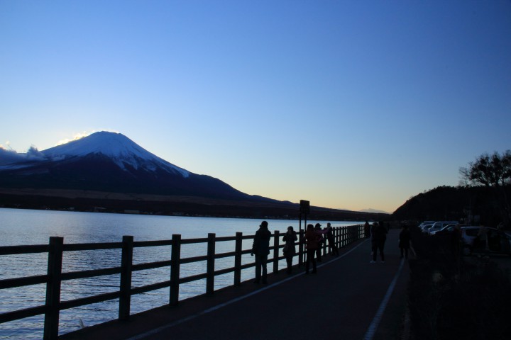 親水公園からの富士山