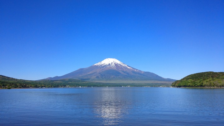 富士山の雪がだいぶ溶けました