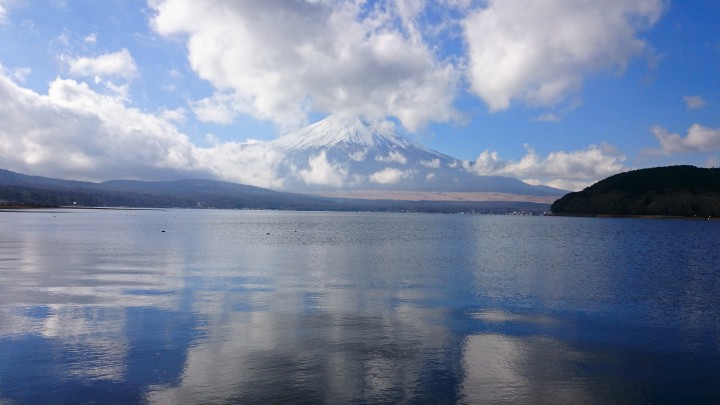 久し振りに冬の陽気になり、寒い1日の山中湖でした