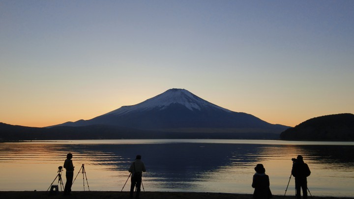 今日の富士山、きれいでした。