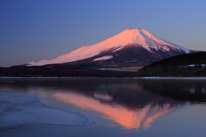 紅富士。真っ赤な富士山です。