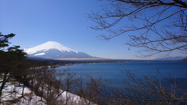 今日の富士山は「夕焼けの渚」から