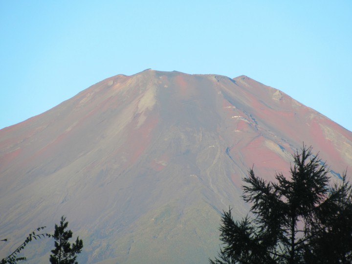 今朝6時の富士山