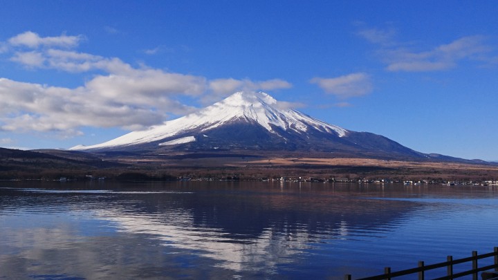 2020年2日目、今日も富士山はきれいです。