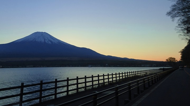 黄昏富士山