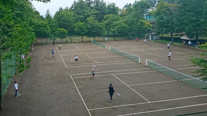 午後からテニスが出来ました。